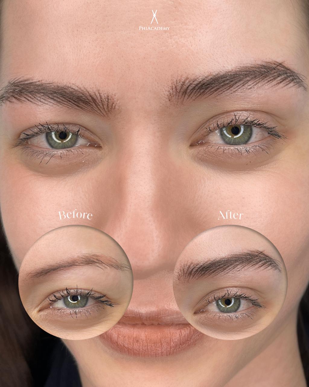 Hair Stroke Brows αποτέλεσμα